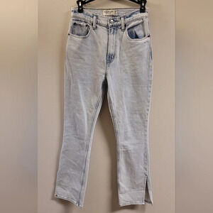 Abercrombie & fitch the slim straight  ultra high rise jeans
